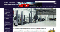 Desktop Screenshot of garageequipmentdirect.co.uk