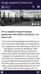 Mobile Screenshot of garageequipmentdirect.co.uk